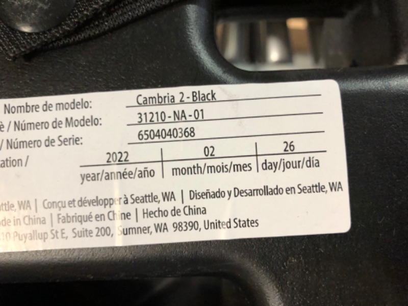 Photo 5 of Diono Cambria 2 XL 2022, Dual Latch Connectors, 2-in-1 Belt Positioning Booster Seat, High-Back