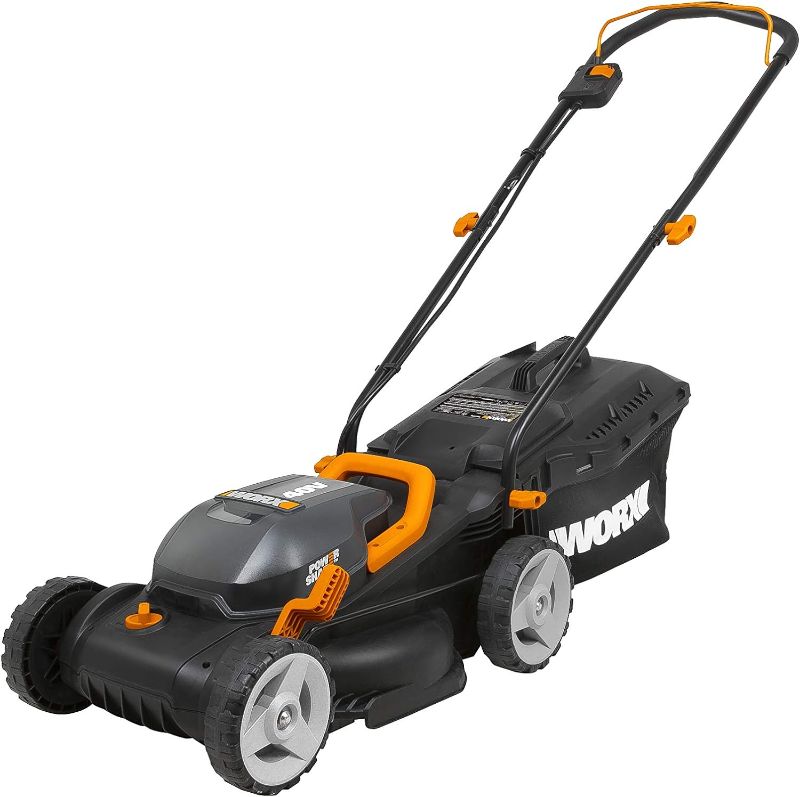 Photo 1 of ***HEAVILY USED AND DIRTY - NONFUNCTIONAL - SEE NOTES***
Worx WG779 40V Power Share 4.0Ah 14" Cordless Lawn Mower