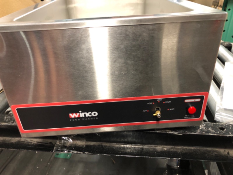 Photo 5 of *UNTESTED*Winco FW-S600 Electric Food Cooker/Warmer, 1500-watt,Stainless Steel,Medium