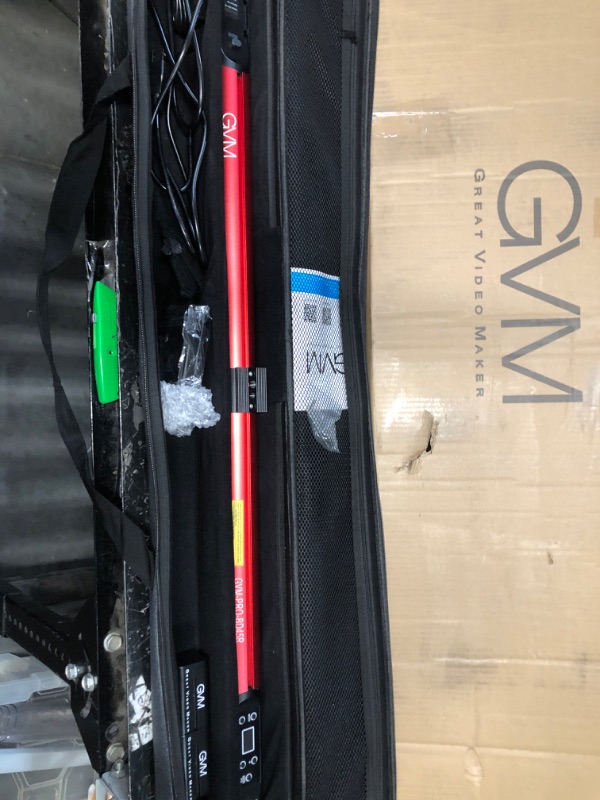 Photo 3 of *UNTESTED* GVM BD45R LED Video Light, 45W Handheld Wand Light, 48" Full Color LED Tube Light, 2700-10000K Stick Light with APP/DMX Control for Photography, Studio, 12 Scene Effects, MESH Networking (48inch)