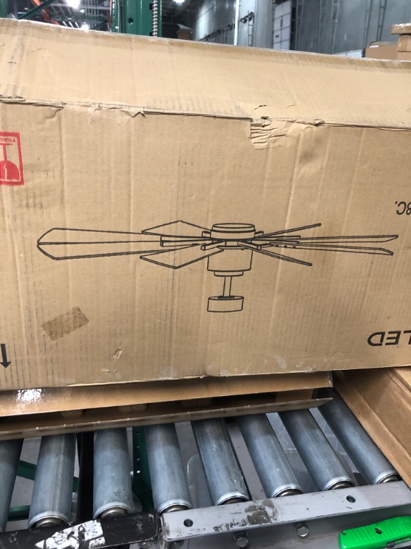 Photo 1 of DIGLED Ceiling Fan with Lights and Remote Control, 72 Inch Large Farmhouse Ceiling Fan with 8 Blades 5-Speed Reversible DC Motor for Indoor Living Room Outdoor Covered Patios