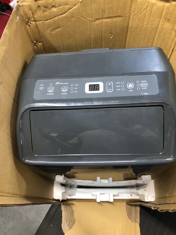 Photo 6 of ***MISSING REMOTE - OTHER PARTS LIKELY MISSING AS WELL***
Hisense 10000-BTU DOE (115-Volt) Grey Vented Wi-Fi enabled Portable Air Conditioner