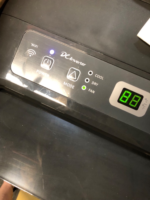 Photo 1 of ***MISSING REMOTE - OTHER PARTS LIKELY MISSING AS WELL***
Hisense 10000-BTU DOE (115-Volt) Grey Vented Wi-Fi enabled Portable Air Conditioner