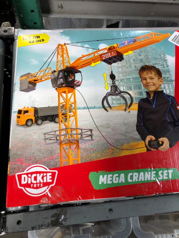 Photo 2 of Dickie Toys 48" Mega Crane and Truck Vehicle and Playset