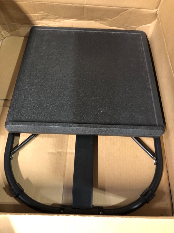 Photo 2 of [FOR PARTS, READ NOTES]
Funny Sunny TV Tray Table- Black 2 pack 16.93"D x 16.93"W x 30.12"H NONREFUNDABLE