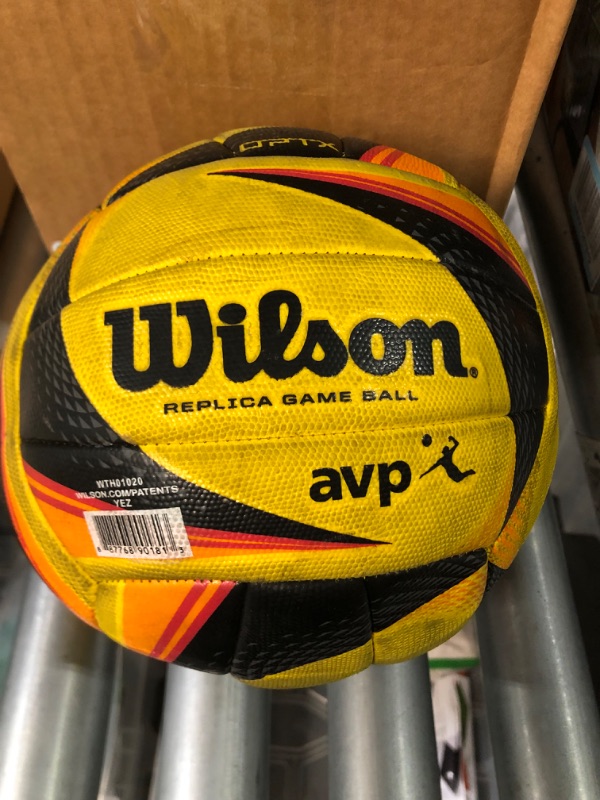 Photo 2 of *PREV USED*
WILSON AVP OPTX Game Volleyballs- Official Size OPTX Replica