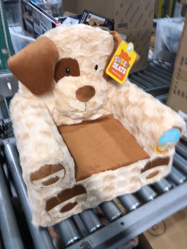 Photo 2 of Animal Adventure | Sweet Seats | Tan Dog Children's Plush Chair