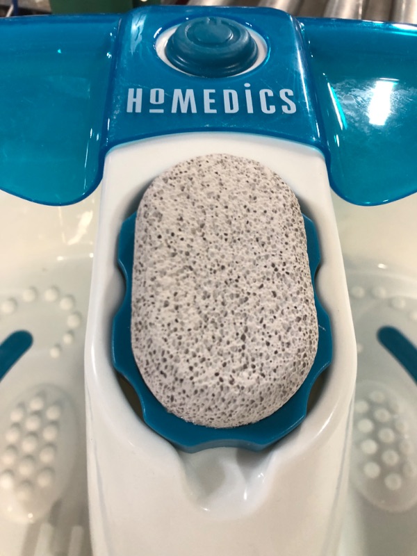 Photo 2 of (USED) HoMedics Bubble Mate Foot Spa, Toe Touch Controlled Foot Bath with Invigorating Bubbles and Splash Proof, Raised Massage nodes and Removable Pumice Stone