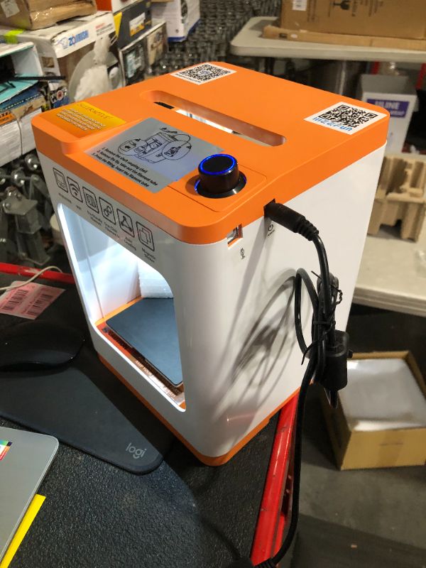 Photo 4 of WEEFUN Tina2S 3D Printers, Fully Assembled WiFi Cloud Printing Auto Bed Leveling Mini 3D Printer for Beginners