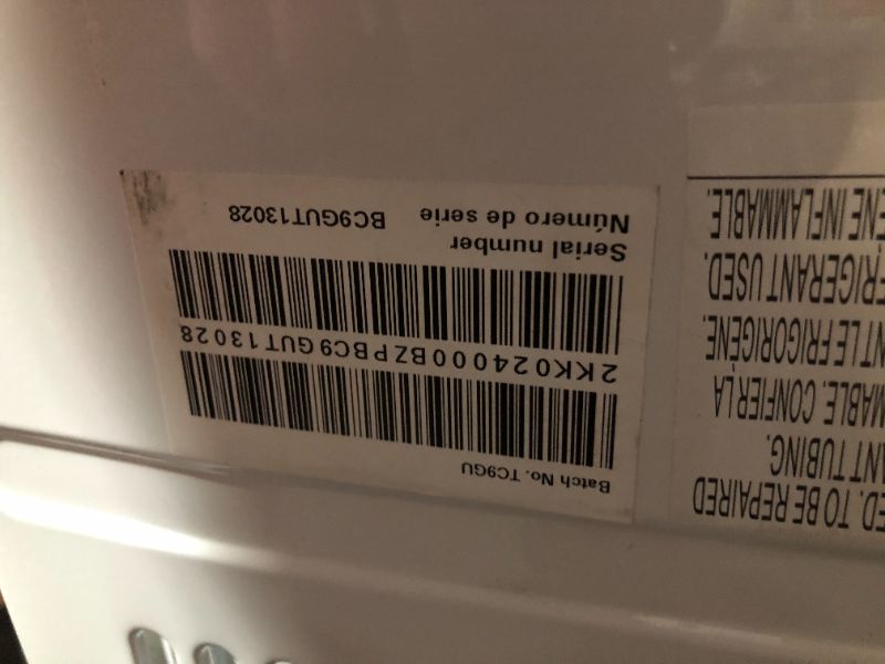 Photo 6 of ***UNTESTED - NONSTANDARD PLUG***
Hisense 1500-sq ft Window Air Conditioner with Remote (230-Volt; 24000-BTU) ENERGY STAR Wi-Fi enabled