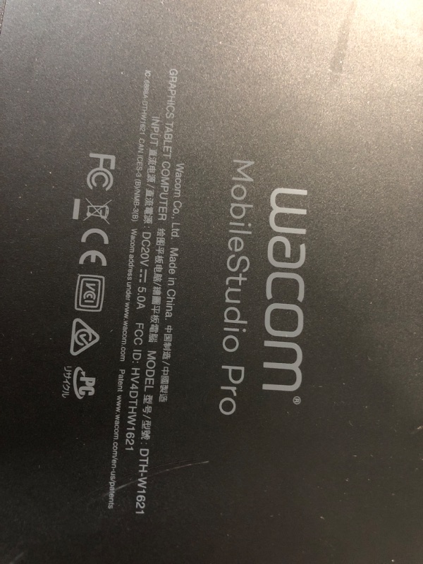 Photo 7 of **PARTS ONLY** *NON FUNCTIONAL/SEE NOTES**  Wacom Mobile Studio Pro 16" Windows 10, Intel Core i7, 512GB SSD