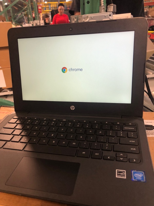 Photo 4 of HP Newest Flagship Chromebook, 11.6" HD (1366 x 768) Display, Intel Celeron Processor N3350, 4GB LPDDR2, 32GB eMMC, Chrome OS, HD Graphics 500, 11A-NB0013DX, Ash Gray **BRAND NEW**