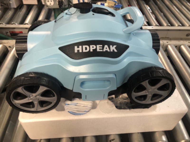 Photo 2 of (PARTS ONLY)Cordless Robotic Pool Cleaner, HDPEAK Pool Automatic Cordless Vacuum 