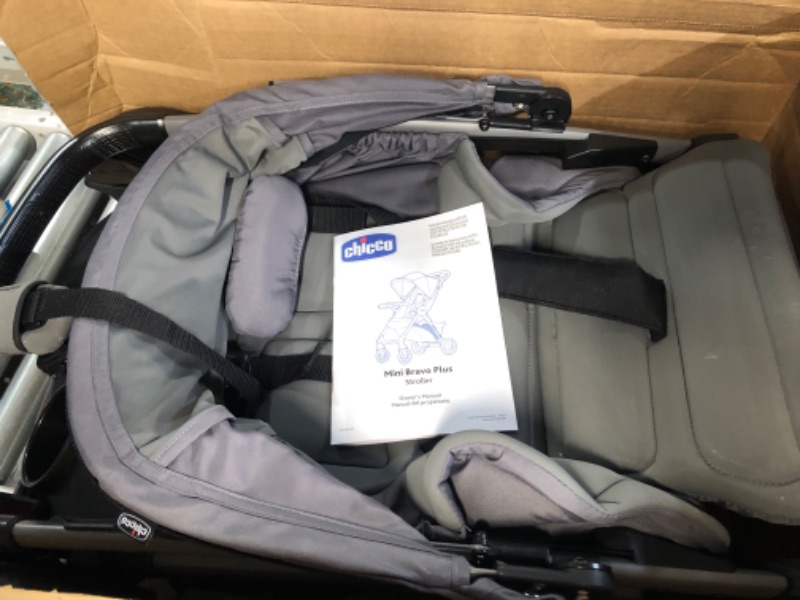 Photo 3 of Chicco Mini Bravo Plus Lightweight Stroller, Graphite