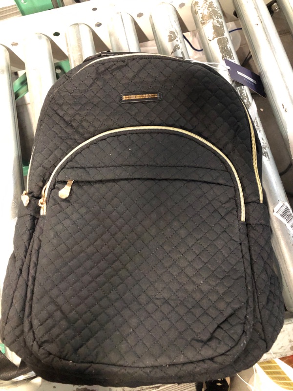 Photo 4 of **STOCK PHOTO REFERENCE ONLY** 15.6-16.2  Laptop Backpack Quilted Black