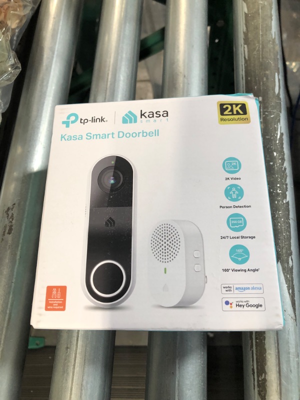 Photo 2 of Kasa Smart Video Doorbell Camera Hardwired w/ Chime, (KD110)