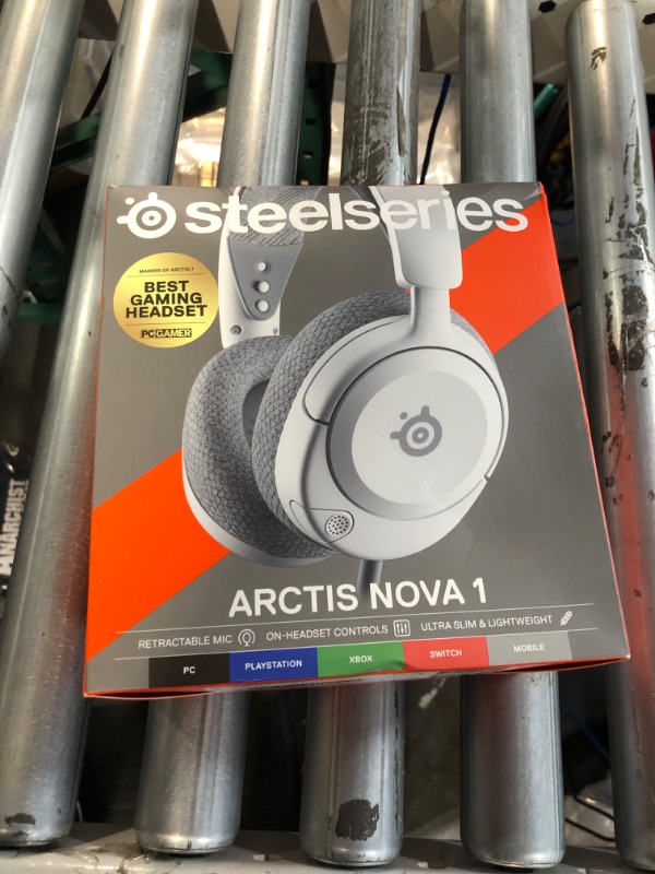 Photo 5 of NEW SteelSeries Arctis Nova 1 Multi-System Gaming Headset (White)