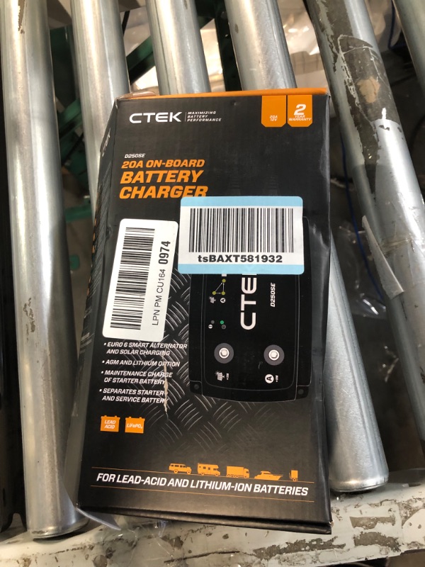 Photo 3 of CTEK D250SE, 20A, 12V Battery Charger For Starter And Service Batteries