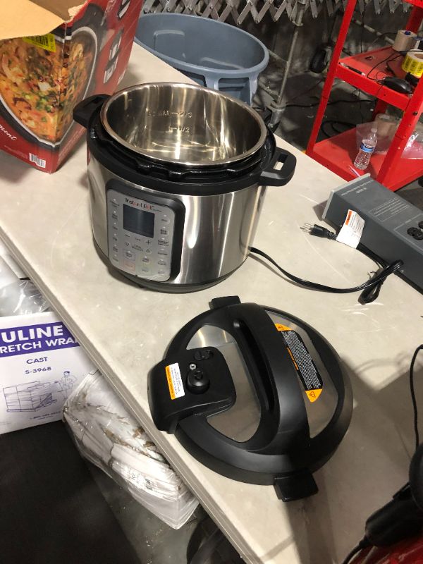 Photo 6 of ***HUGE DENT IN SIDE - SEE PICTURES***
Instant Pot Duo Plus 9-in-1 Electric Pressure Cooker, 8 Quart