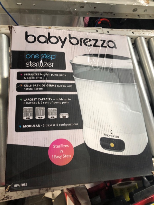 Photo 3 of Baby Brezza 4 in 1 Baby Bottle Sterilizer Machine – Largest Capacity Electric Steam Sterilization 