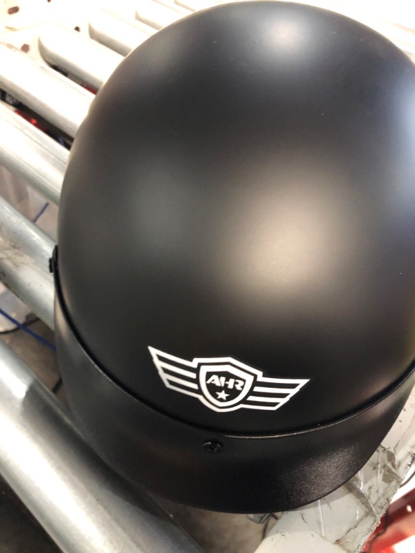 Photo 4 of AHR Half Face Motorcycle Helmet DOT Approved