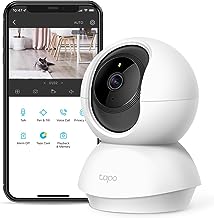 Photo 1 of TP-Link Tapo 2K Pan Tilt Security Camera for Baby Monitor, Dog Camera w/ Motion Detection, 2-Way Audio Siren, Night Vision, Cloud &SD Card Storage (Up to 256 GB), Works with Alexa & Google Home (C210)