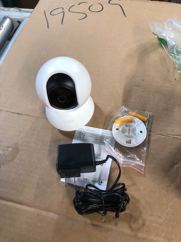 Photo 1 of TP-Link Tapo 2K Pan Tilt Security Camera for Baby Monitor, Dog Camera w/ Motion Detection, 2-Way Audio Siren, Night Vision, Cloud &SD Card Storage (Up to 256 GB), Works with Alexa & Google Home (C210)