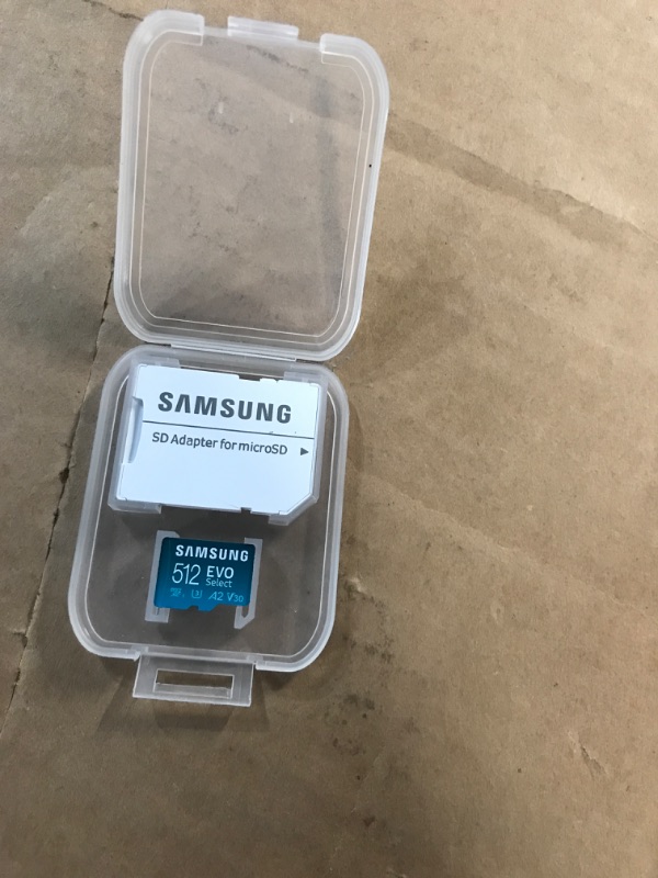 Photo 2 of SAMSUNG EVO Select Micro SD-Memory-Card + Adapter, 512GB