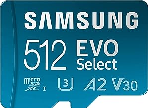 Photo 1 of SAMSUNG EVO Select Micro SD-Memory-Card + Adapter, 512GB