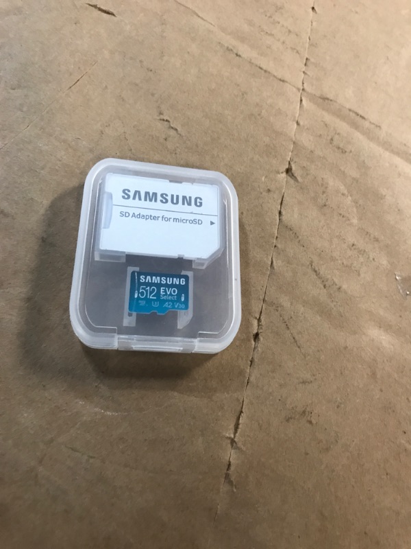 Photo 4 of SAMSUNG EVO Select Micro SD-Memory-Card + Adapter, 512GB