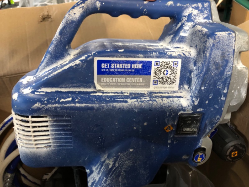 Photo 4 of **FOR PARTS ONLY**  Graco Magnum 262800 X5 Stand Airless Paint Sprayer, Blue Magnum X5 Airless Paint Sprayer