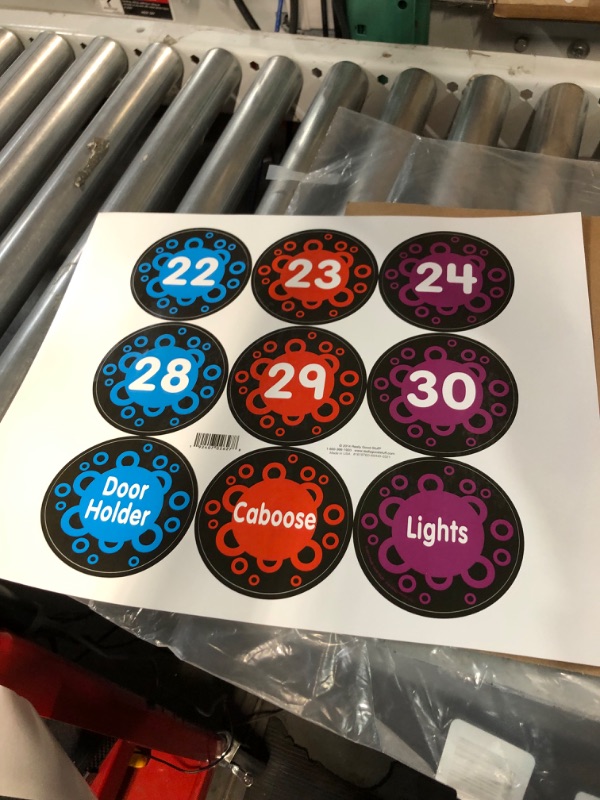 Photo 1 of Really Good Stuff EZ Stick™ Classroom Line-Up Helpers - 36 Decals
