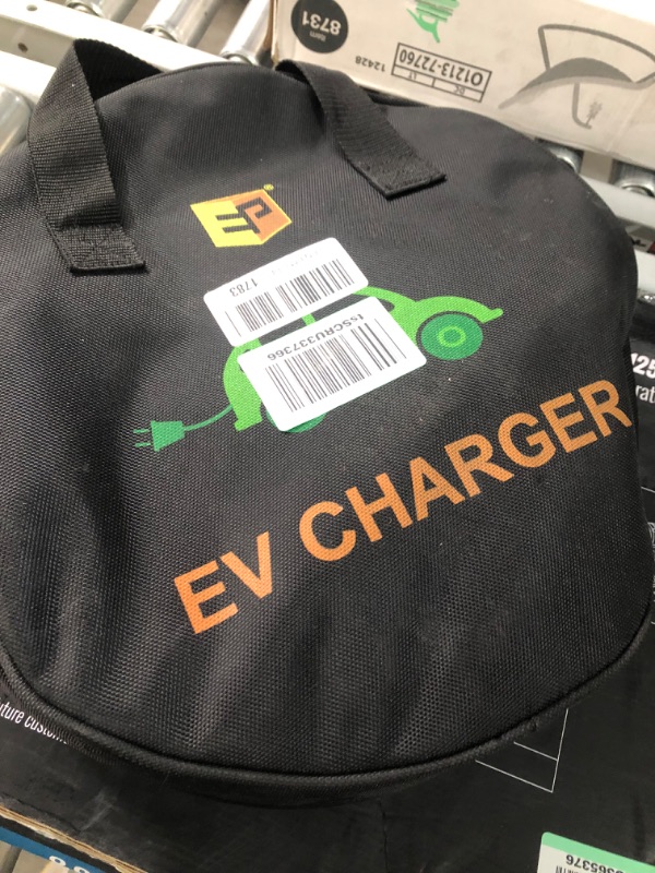 Photo 2 of EP Level 2 Portable EV Charger, 16 to 40 Amp, 240 Volt, 25ft Cable, Upgraded Portable EV Charging Cable Faster Charging Station, Electric Vehicle Charger Compatible with All EV Cars NEMA 14-50P