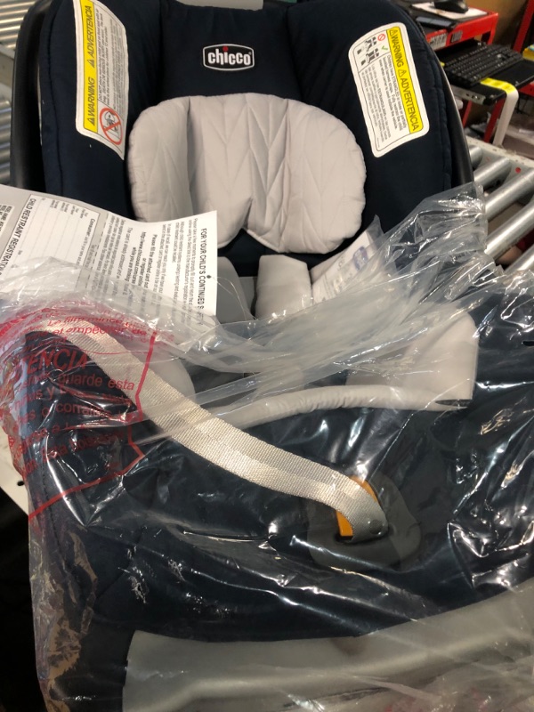 Photo 1 of Chicco Bravo 3-in-1 Trio Travel System, Bravo Quick-Fold Stroller with KeyFit 30 Infant Car Seat and base, Car Seat and Stroller Combo | Brooklyn/Navy Brooklyn Bravo