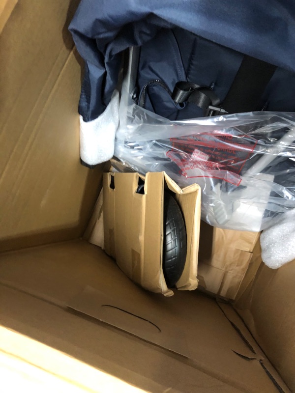 Photo 1 of Chicco Bravo 3-in-1 Trio Travel System, Bravo Quick-Fold Stroller with KeyFit 30 Infant Car Seat and base, Car Seat and Stroller Combo | Brooklyn/Navy Brooklyn Bravo