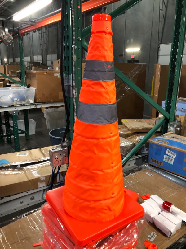 Photo 3 of [6 Pack]18 Inch Collapsible Traffic Safety Cones 