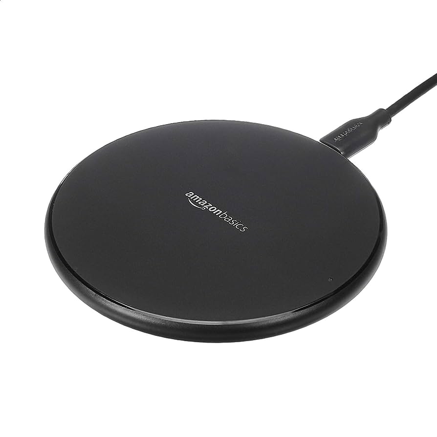 Photo 1 of Amazon Basics 15W Qi Certified Wireless Charging Pad