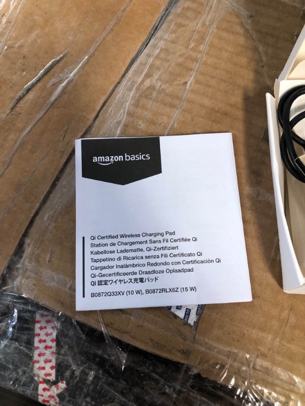 Photo 4 of Amazon Basics 15W Qi Certified Wireless Charging Pad