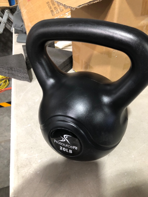 Photo 2 of * used * great conditions *
ProSource Vinyl Plastic Kettlebell  20lb