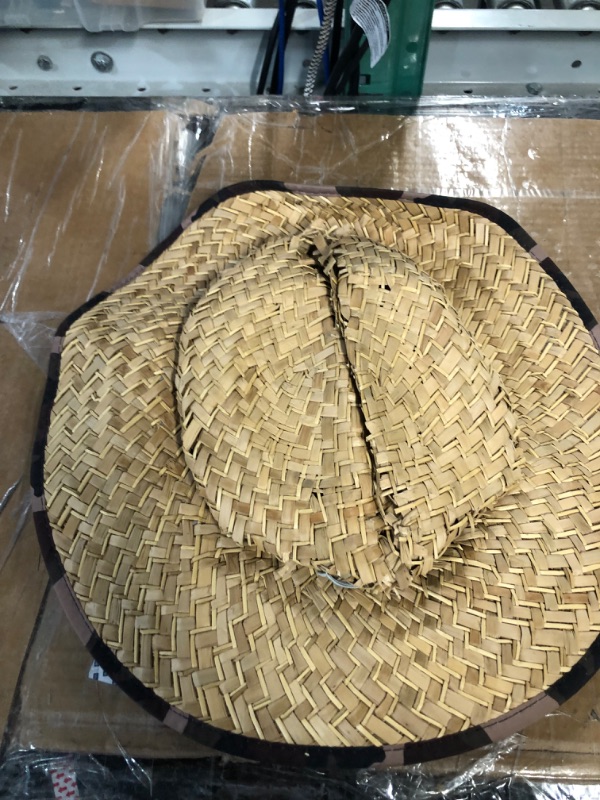 Photo 3 of *DAMAGED* Men's Outsider Waterman Sun Protection Lifeguard Straw Hat