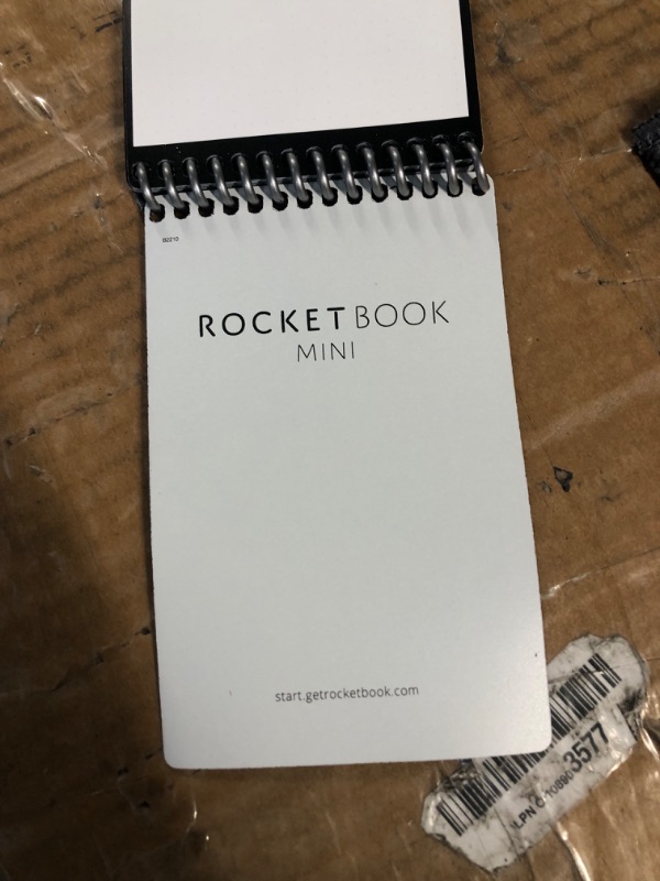 Photo 3 of Rocketbook Smart Mini Spiral Notebook, (3.5" x 5.5") Deep Space Gray