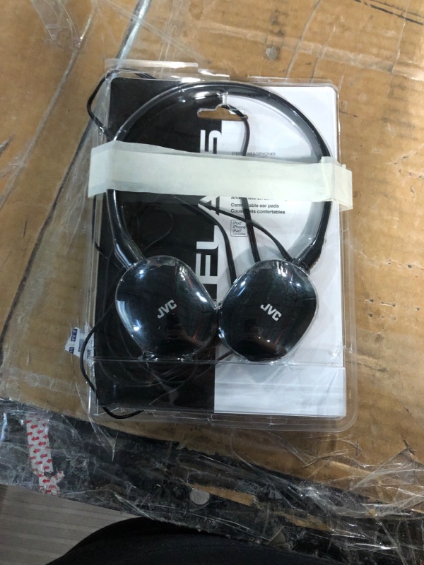 Photo 3 of JVC Black Flat and Foldable Ear Headphone 