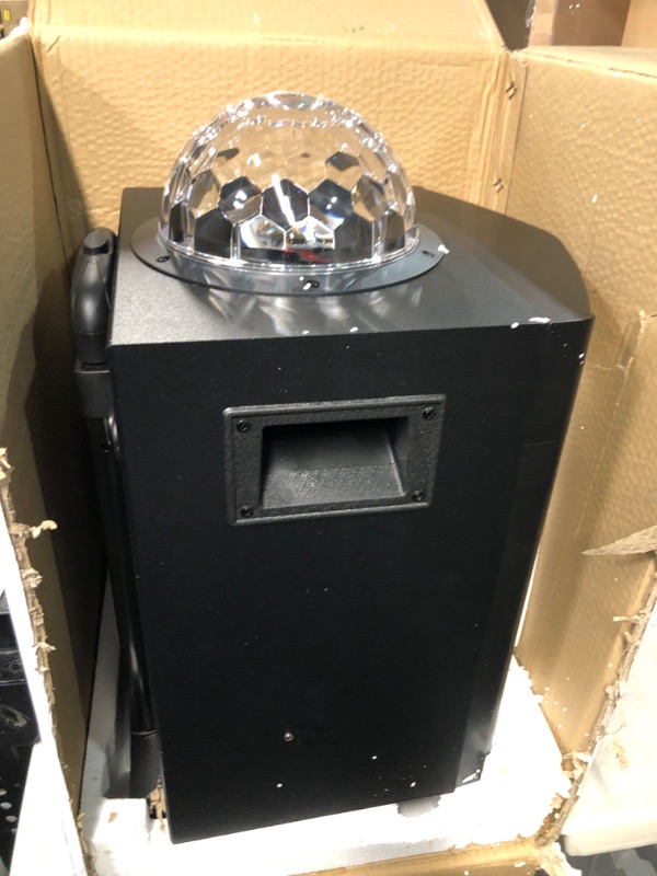 Photo 7 of Karaoke Machine  10'' Subwoofer, Disco Ball LED Light