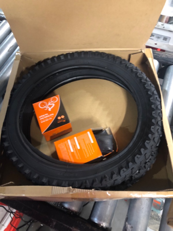 Photo 3 of 2 Pack 16" Bike Tires 16 x 1.95?50-305? and 16" Bike Tubes Compatible with 16x1.95 Bike Tires and Tubes (Y702)