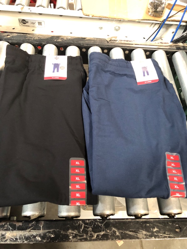 Photo 5 of French Terry Fleece Capri Jogger Sweatpant BLACK AND NAVY 2 PK