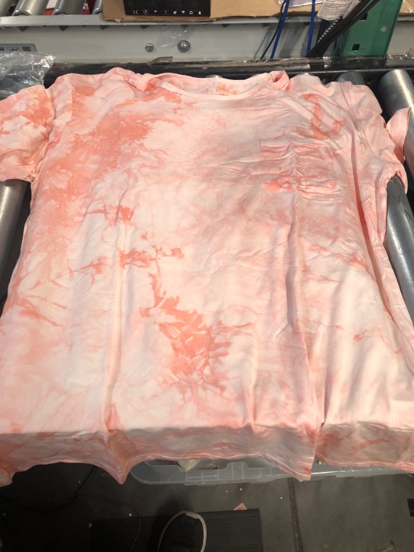 Photo 1 of MIHOLL Women's Short Sleeve V-Neck Shirt Pink 