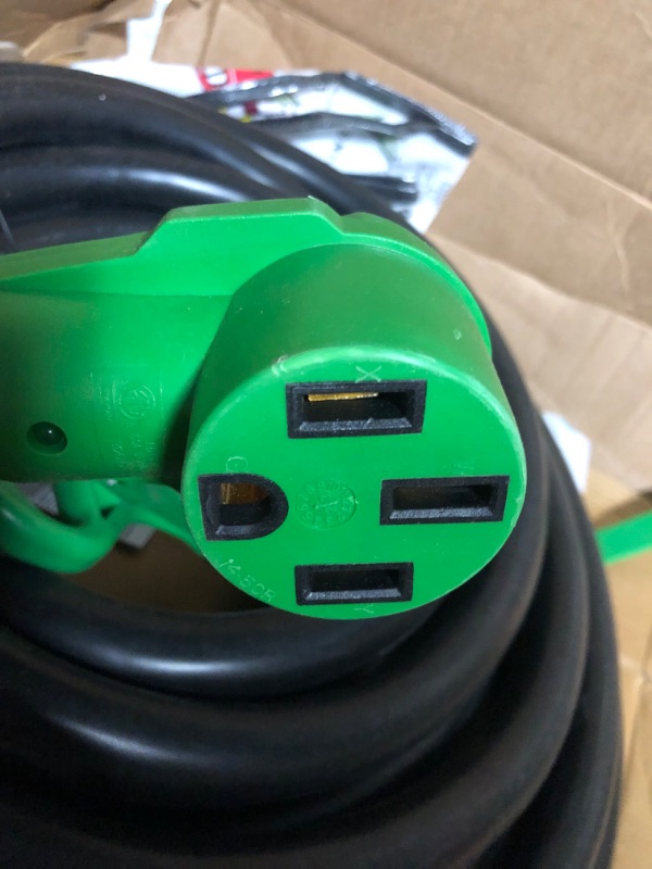 Photo 1 of RVGUARD 50 Amp 50 Foot RV Extension Cord, Green 50 Amp