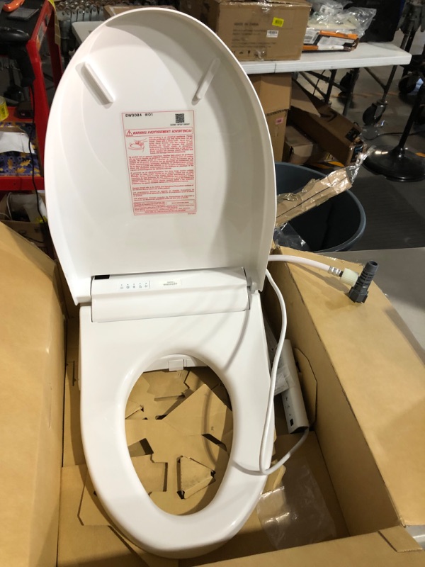 Photo 3 of **PARTS** **MISSING PIECES** TOTO SW3084#01 WASHLET C5 Electronic Bidet Toilet Seat- White