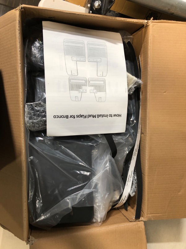 Photo 1 of TALOOS Mud Flaps Compatible with Ford Bronco 2021 2022 2023, Front and Rear Splash Guards