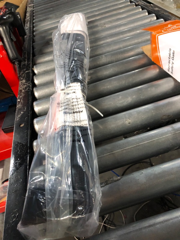 Photo 1 of Cumbor Retractable Baby Gates for Stairs, Mesh Pet Gate 33" Tall, Extends to 55" Wide,